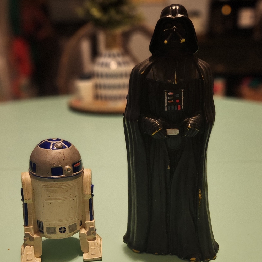 Star Wars Darth Vader and R2-D2 Figures